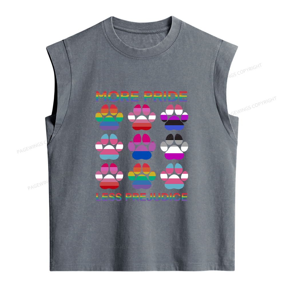 Pagewings Pride Paw Women's Washed Tank Top