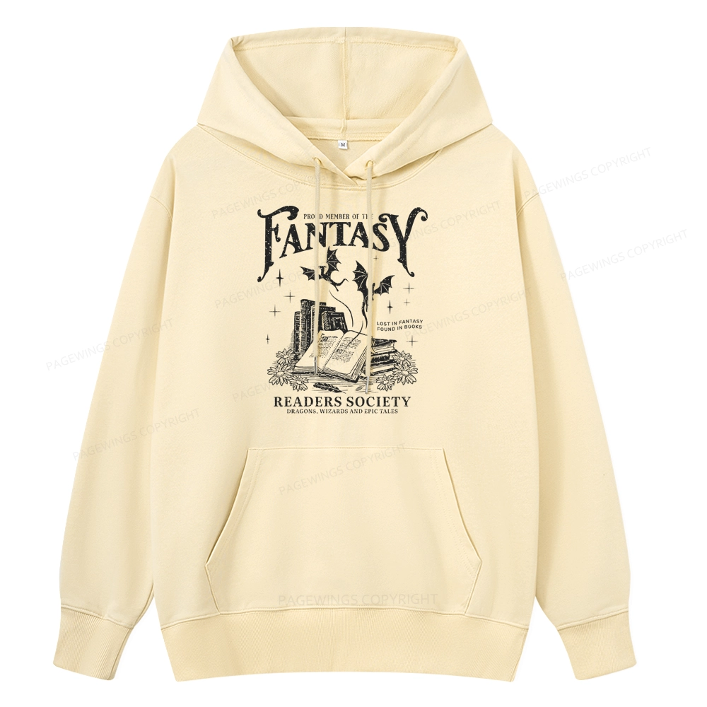 Pagewings Fantasy Readers Society Unisex Classic Hoodie