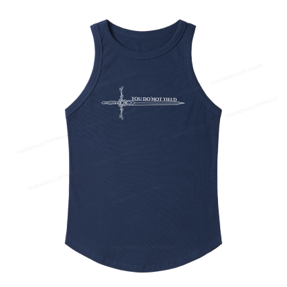 Pagewings Slim Fit You Do Not Yield Women's Fitted Tank Top 