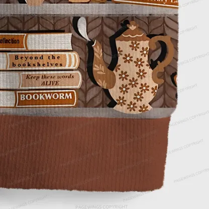 Pagewings Cozy Reading Unisex V-Neck Ugly Knit Vest