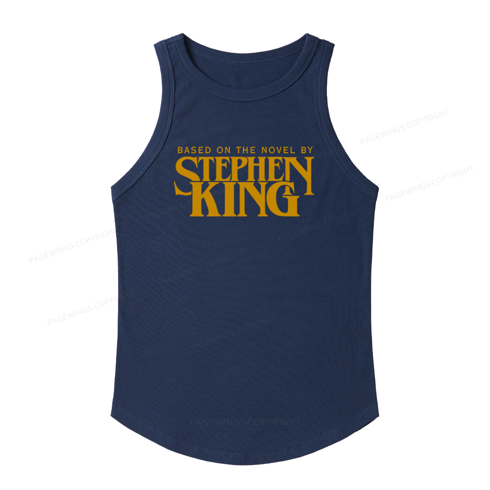 Pagewings Slim Fit Stephen King Women's Fitted Tank Top