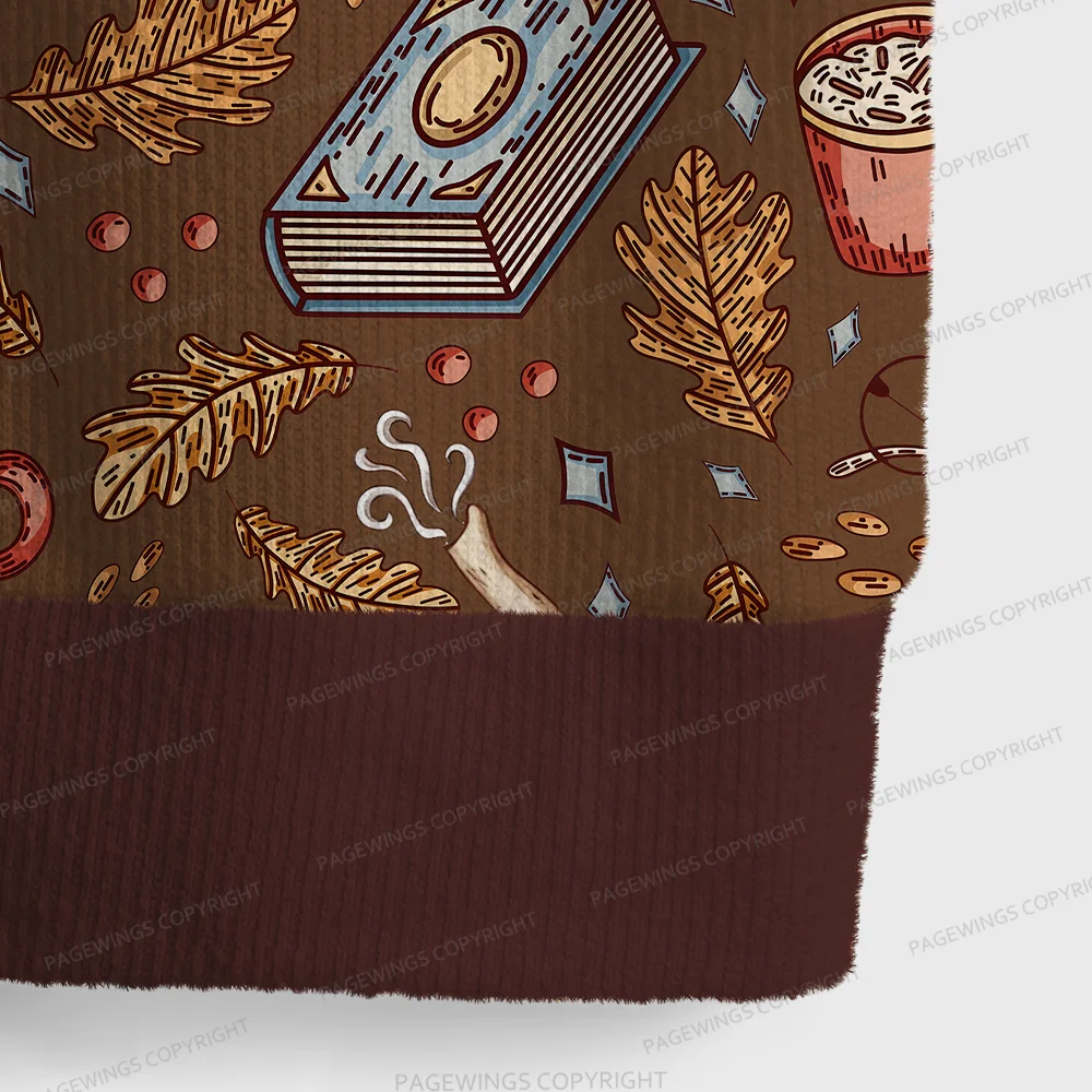 Pagewings Cozy Reading Unisex V-Neck Ugly Knit Vest