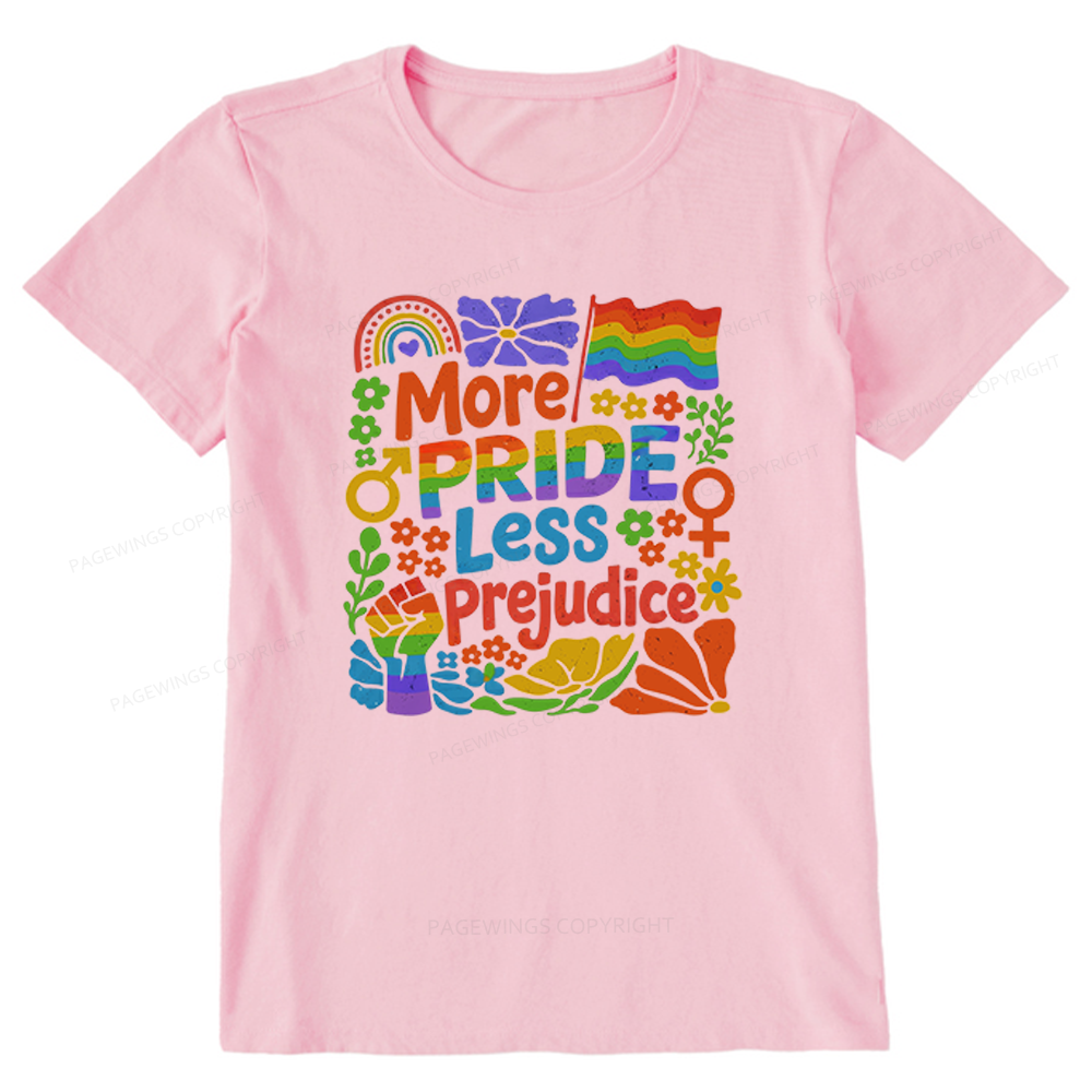 Pagewings More Pride Less Prejudice Unisex Classic T-shirt