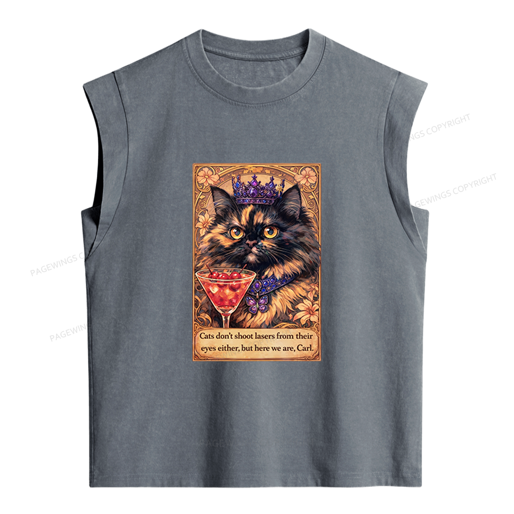 Pagewings Princess Donut Bloom Women's Washed Tank Top