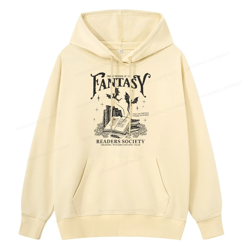 Pagewings Fantasy Readers Society Unisex Classic Hoodie