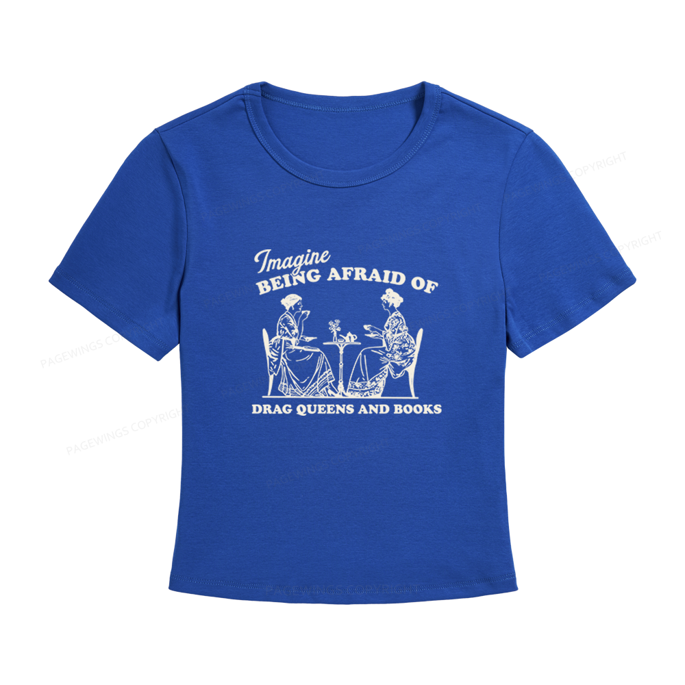 Pagewings Drag Queens Women's Baby Tee