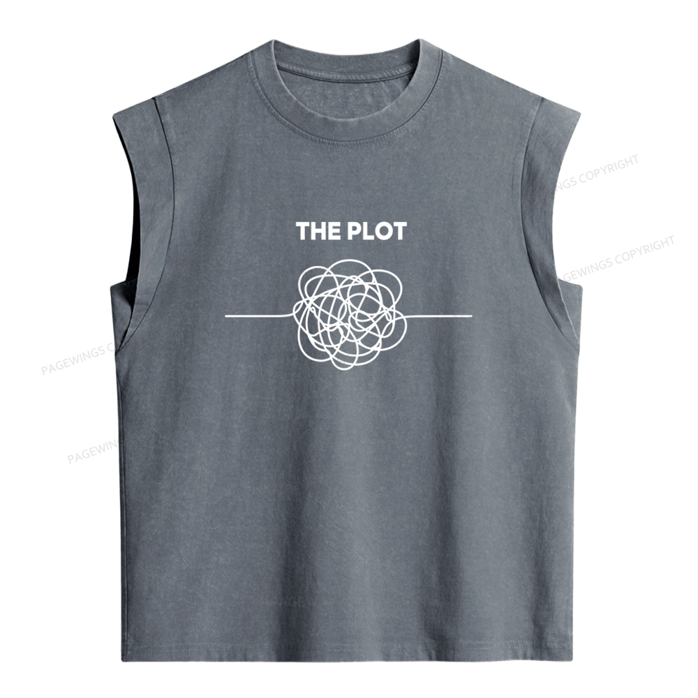 Pagewings The Plot Women's Washed Tank Top