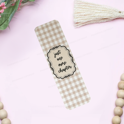 Pagewings Just One More Chapter Bookmark