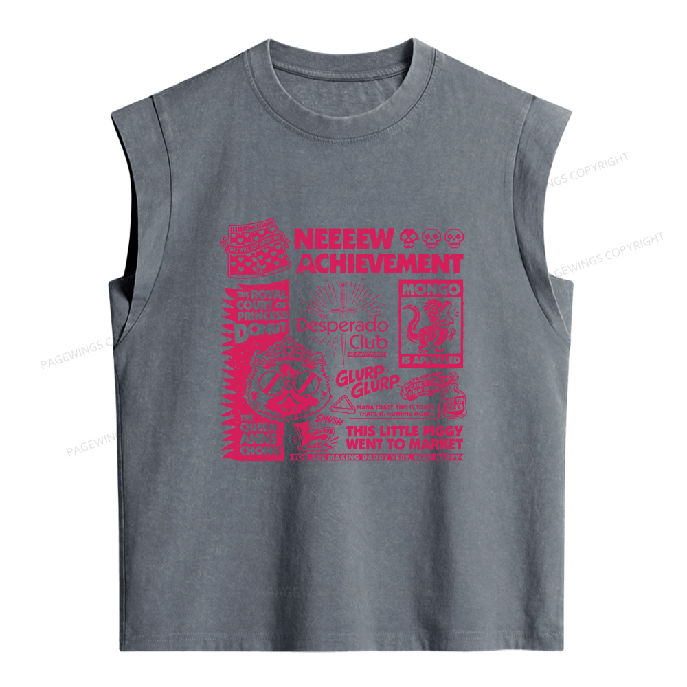 Pagewings Sci-Fi Novel Lover Women's Washed Tank Top
