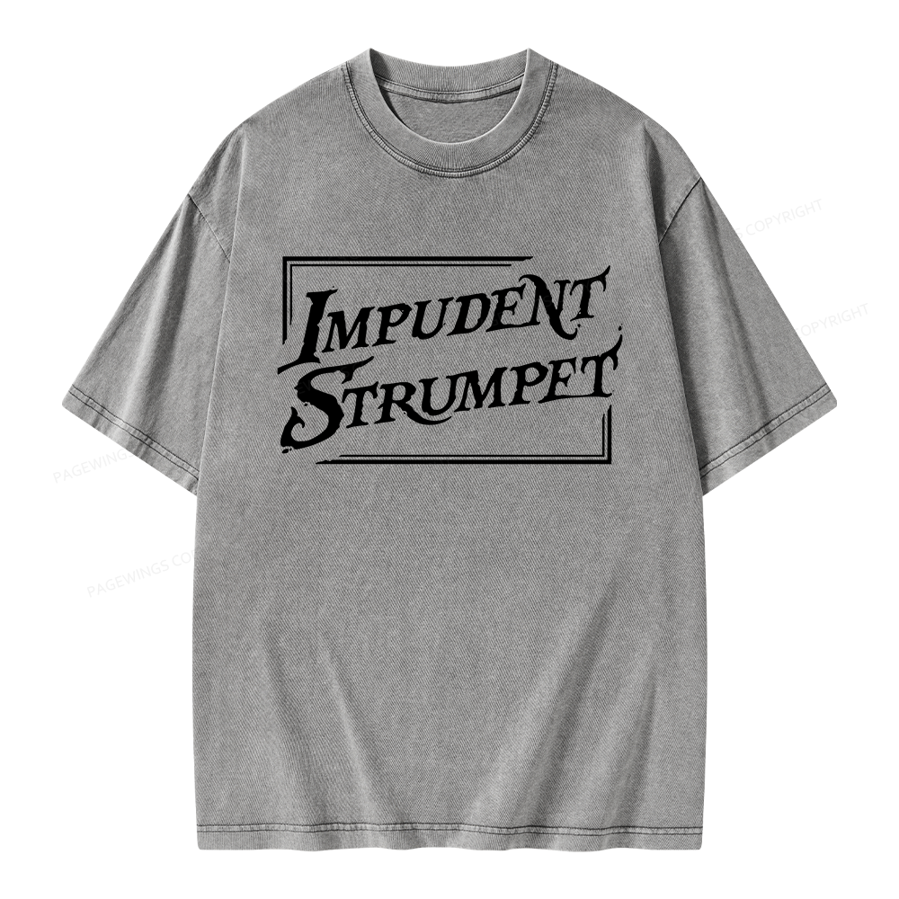 Pagewings Impudent Strumpet Unisex Washed T-shirt
