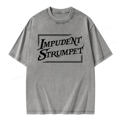 Pagewings Impudent Strumpet Unisex Washed T-shirt