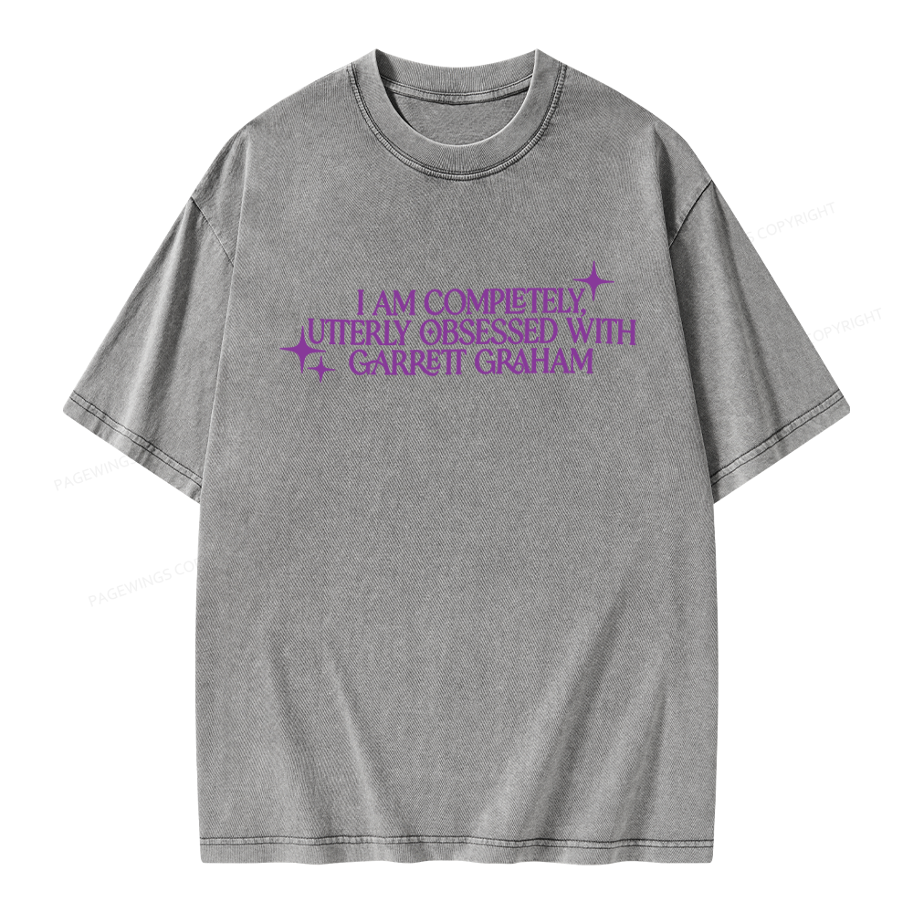 Pagewings Hockey Romace Unisex Washed T-shirt