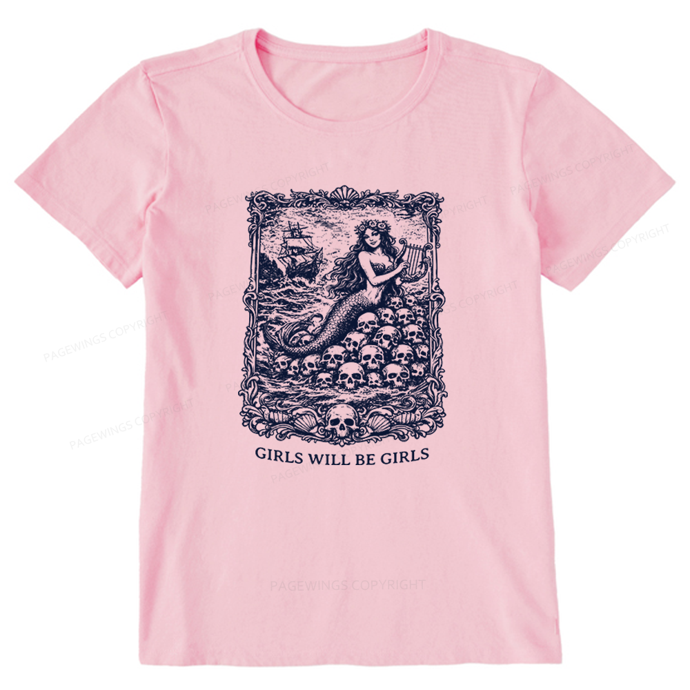 Pagewings Girls Will Be Girls Unisex Classic T-shirt