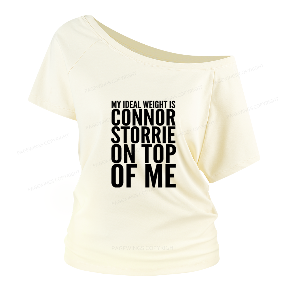 Pagewings Romance Lover Women Off Shoulder T-shirts