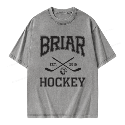 Pagewings Hockey Romance Unisex Washed T-shirt