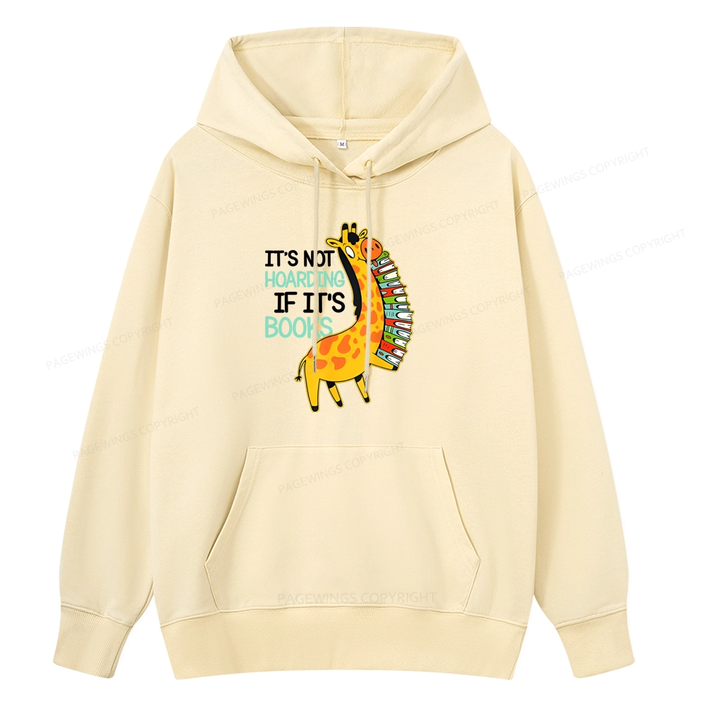 Pagewings It's Not Hoarding If It's Books Unisex Classic Hoodie