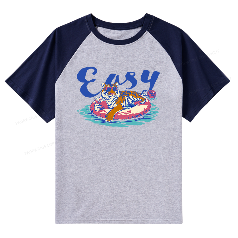 Pagewings Summer Reading Raglan T-shirt
