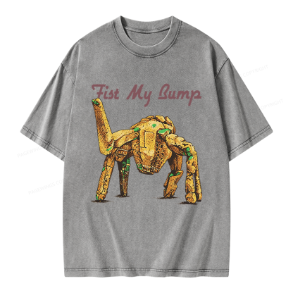 Pagewings Fist My Bump Unisex Washed T-shirt