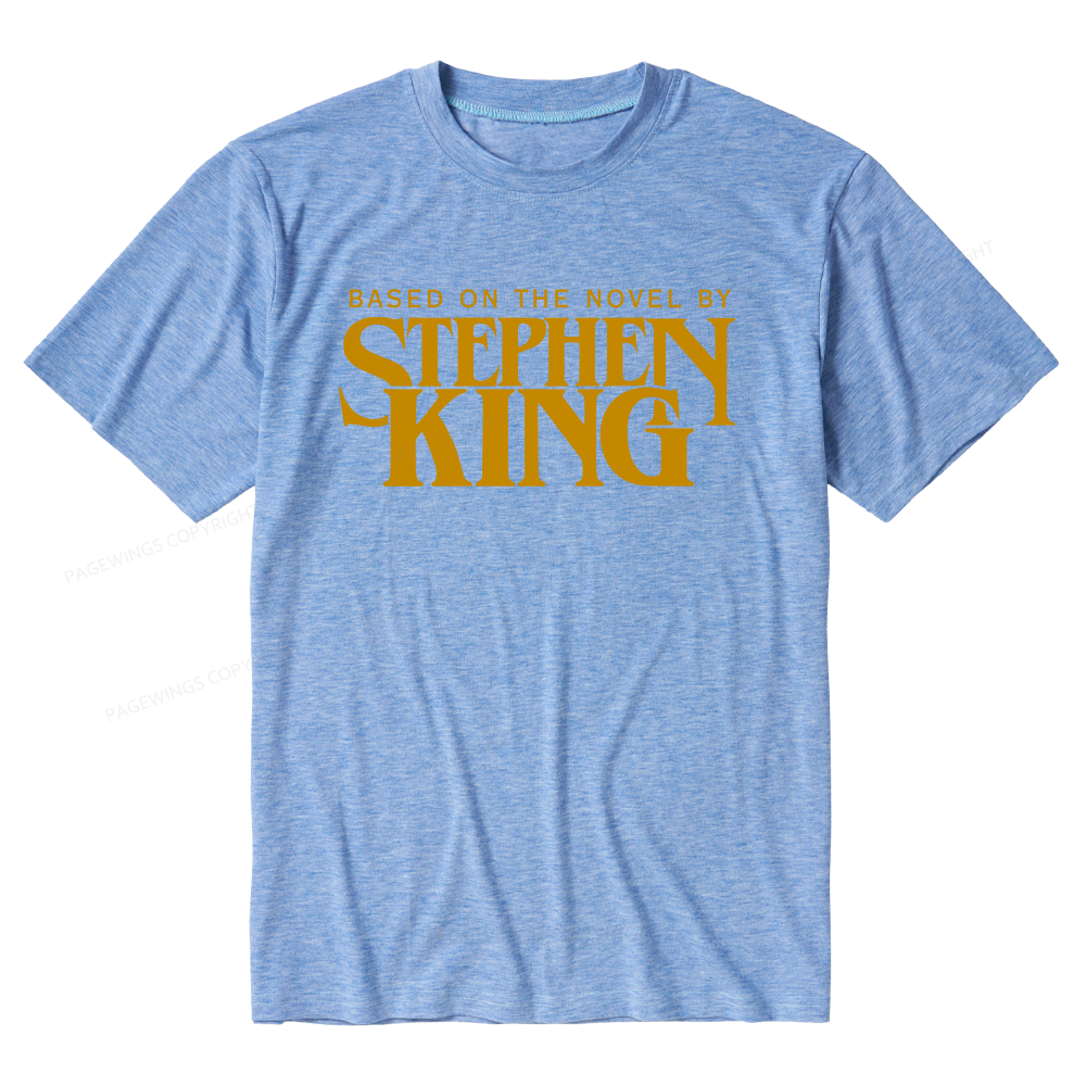 Pagewings Soft Based On A Novel By Horror Writer Unisex Heather T-Shirt