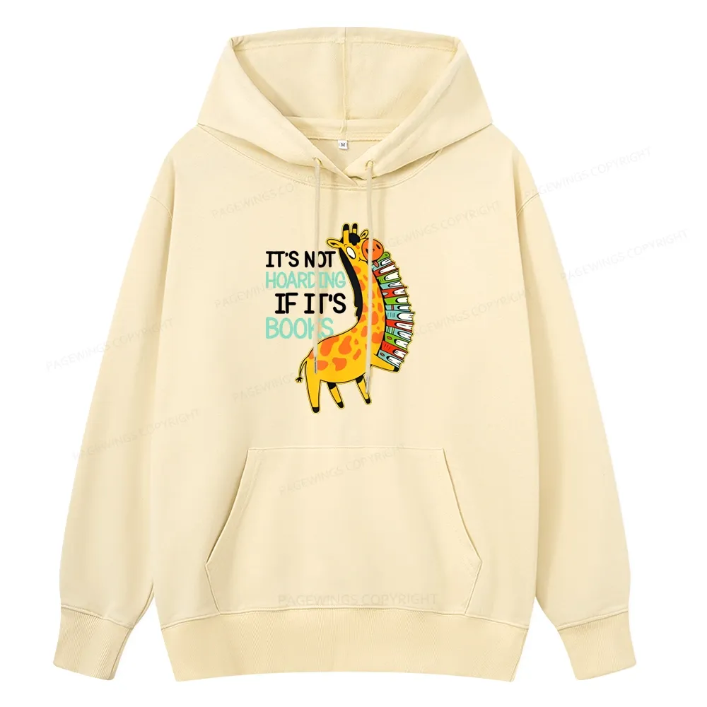 Pagewings It's Not Hoarding If It's Books Unisex Classic Hoodie