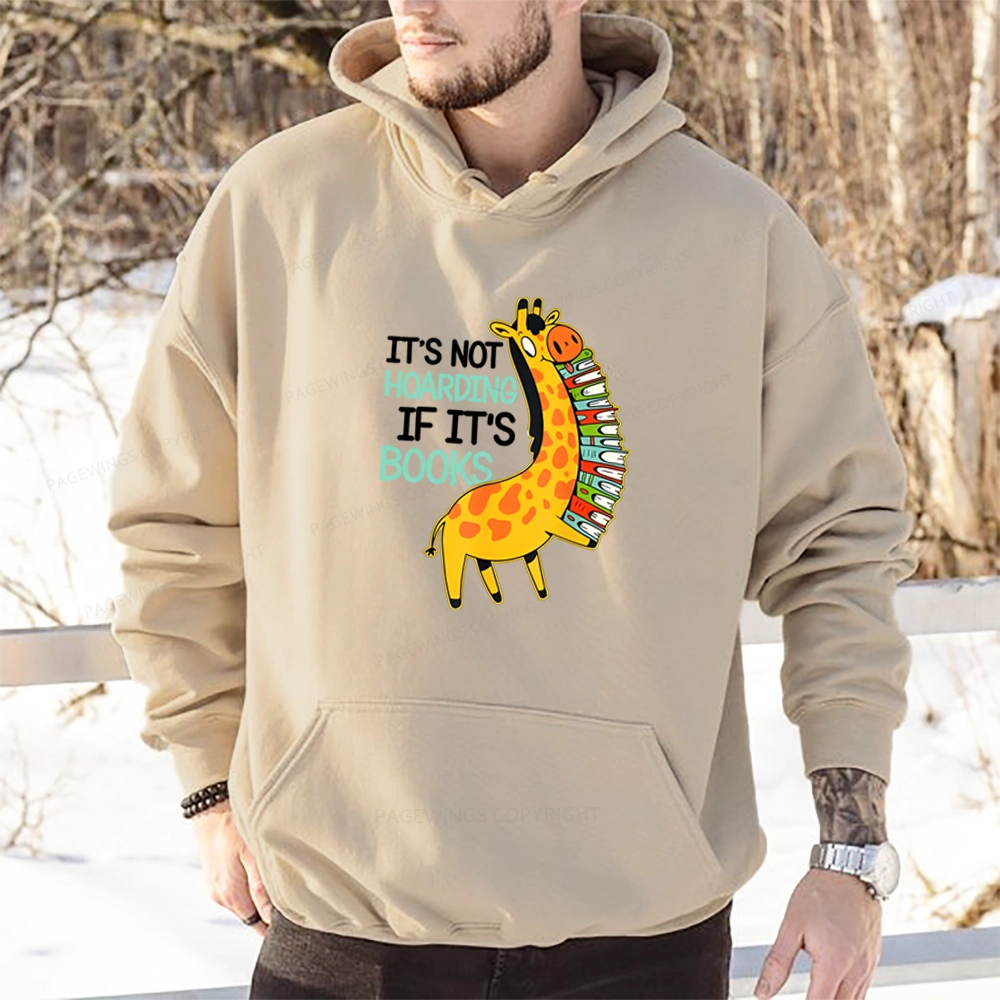 Pagewings It's Not Hoarding If It's Books Unisex Classic Hoodie