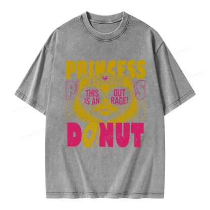 Pagewings Princess Donut Unisex Washed T-shirt