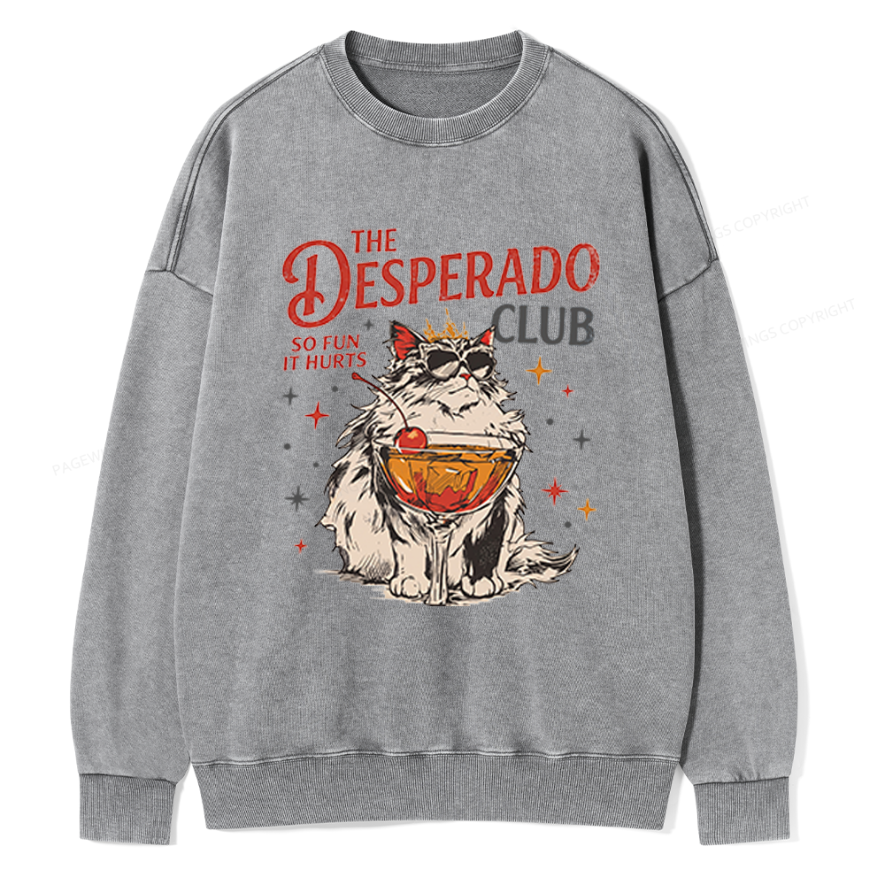 Pagewings Desperado Club Unisex Washed Sweatshirt
