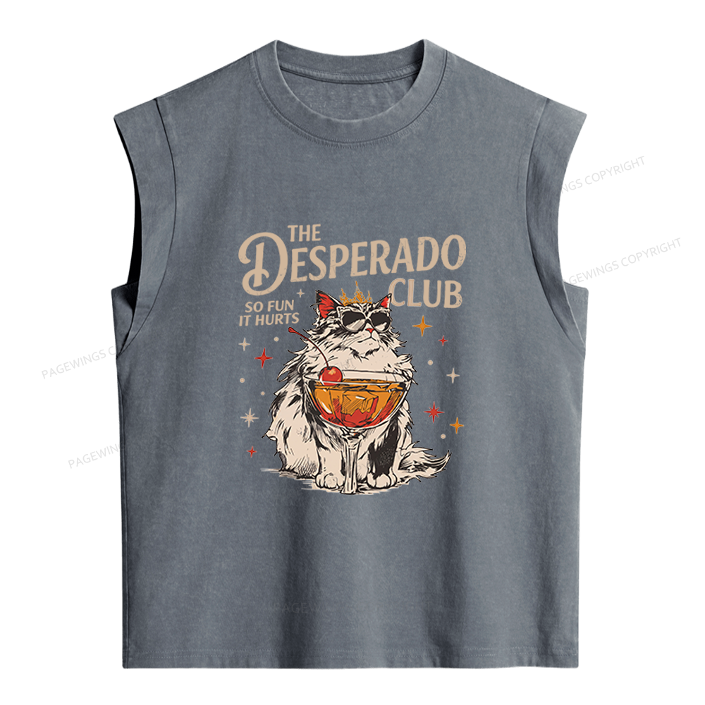 Pagewings Desperado Club Women's Washed Tank Top