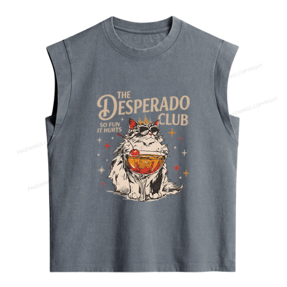 Pagewings Desperado Club Women's Washed Tank Top