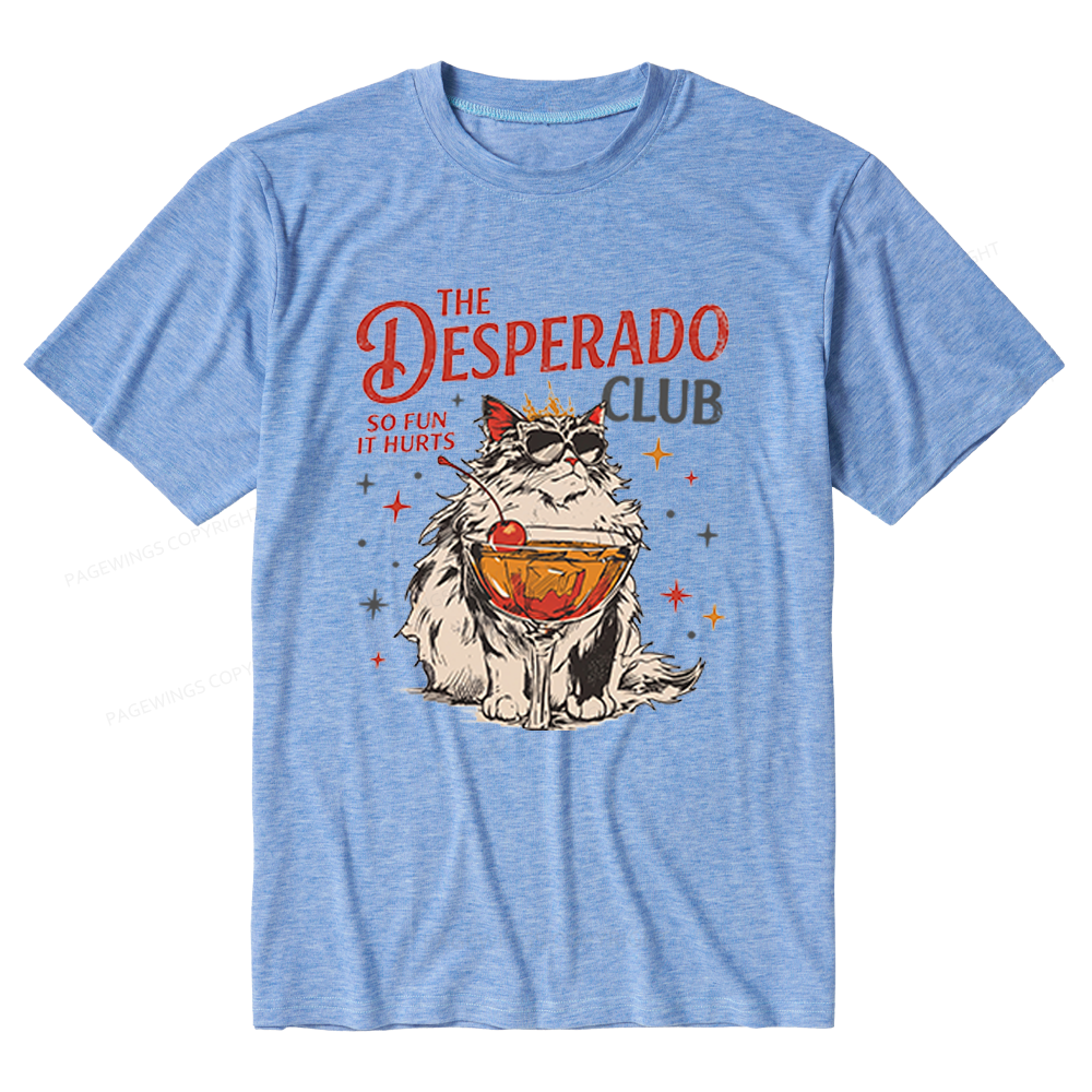 Pagewings Soft Desperado Club Unisex Heather T-Shirt