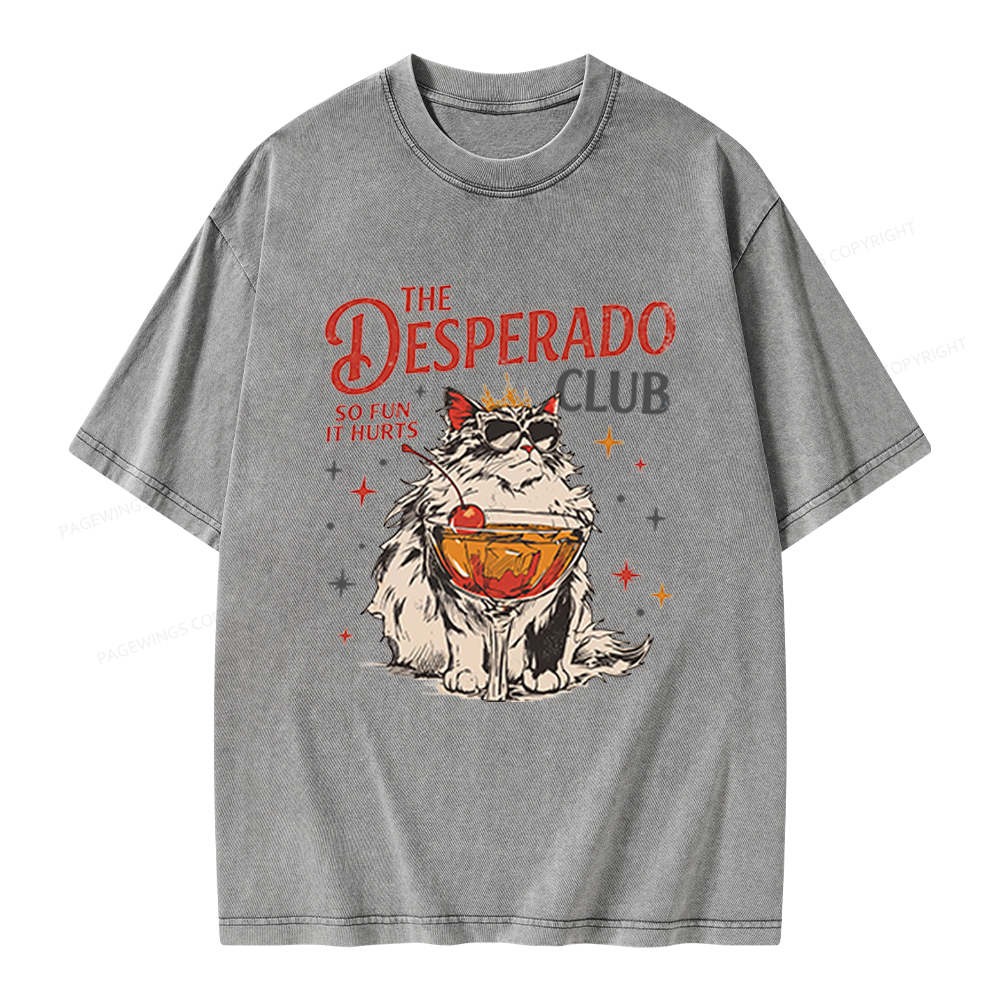 Pagewings Desperado Club Unisex Washed T-shirt