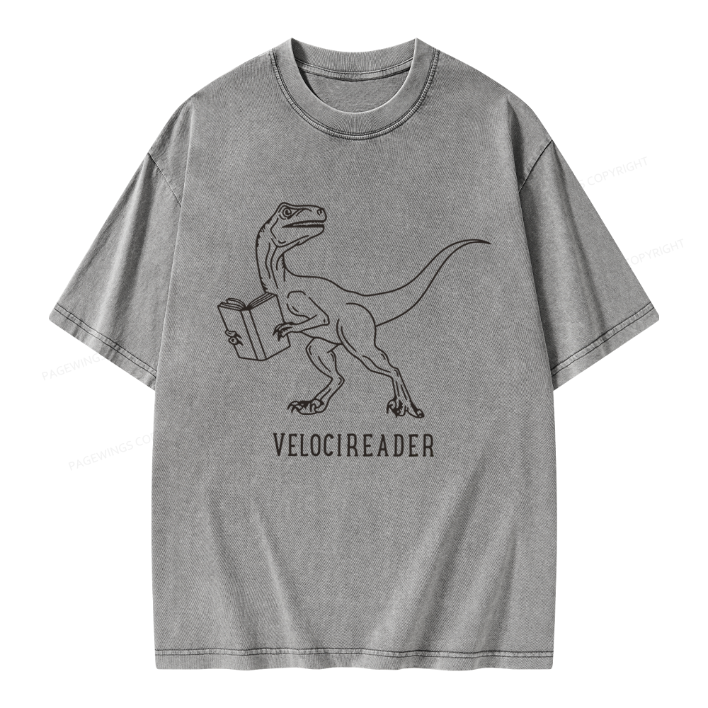 Pagewings Velocireader Unisex Washed T-shirt