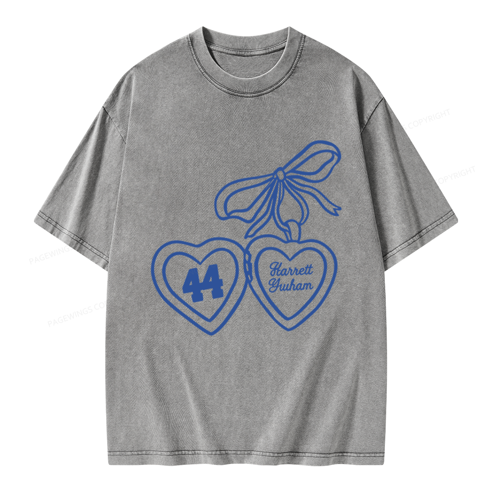 Pagewings Hockey Romance Unisex Washed T-shirt
