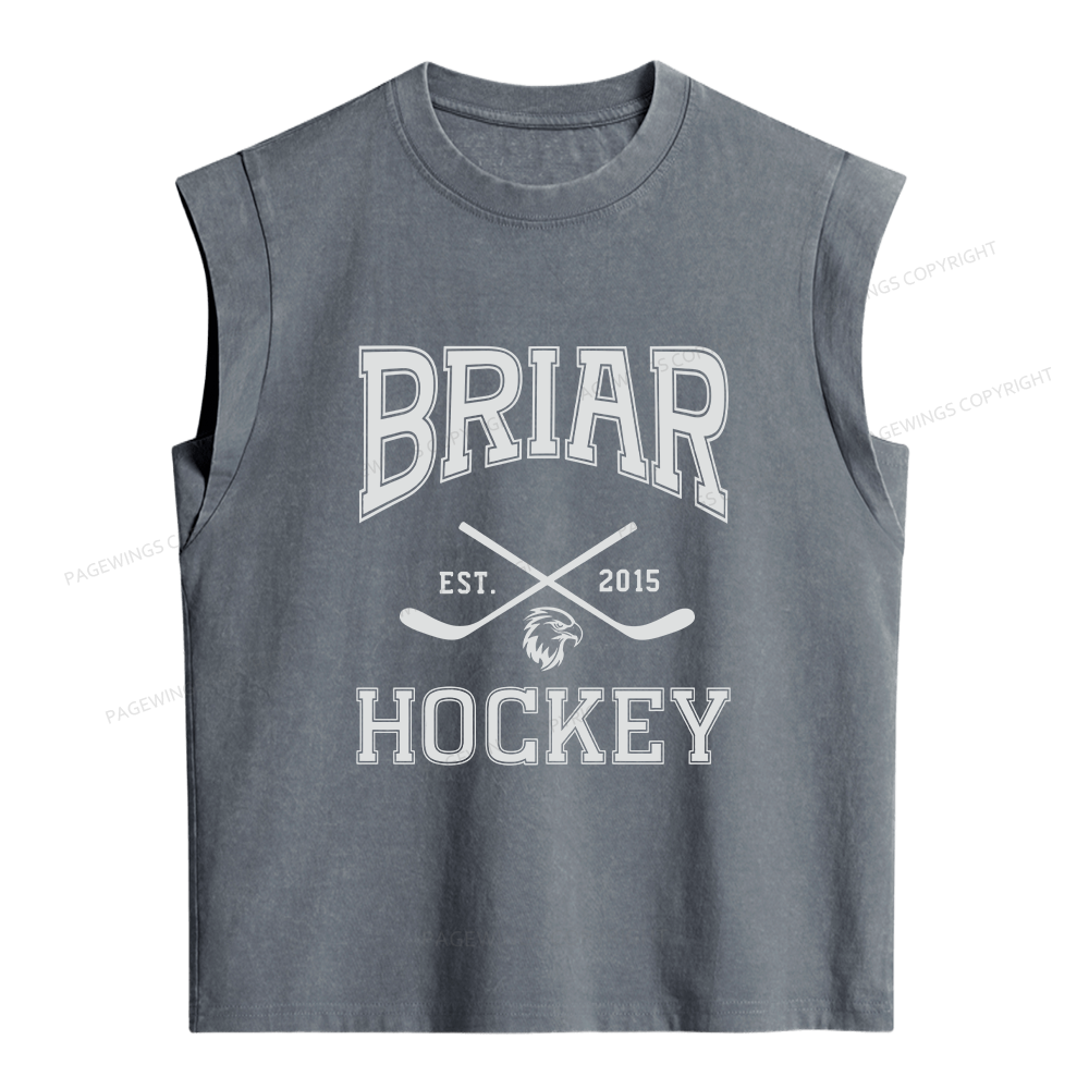 Pagewings Hockey Romance Women's Washed Tank Top