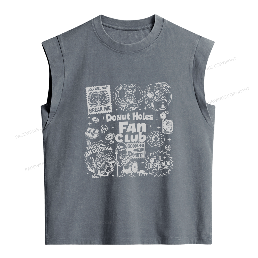 Pagewings Sci-Fi Novel Lover Women's Washed Tank Top