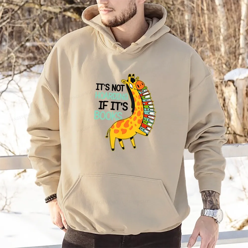 Pagewings It's Not Hoarding If It's Books Unisex Classic Hoodie