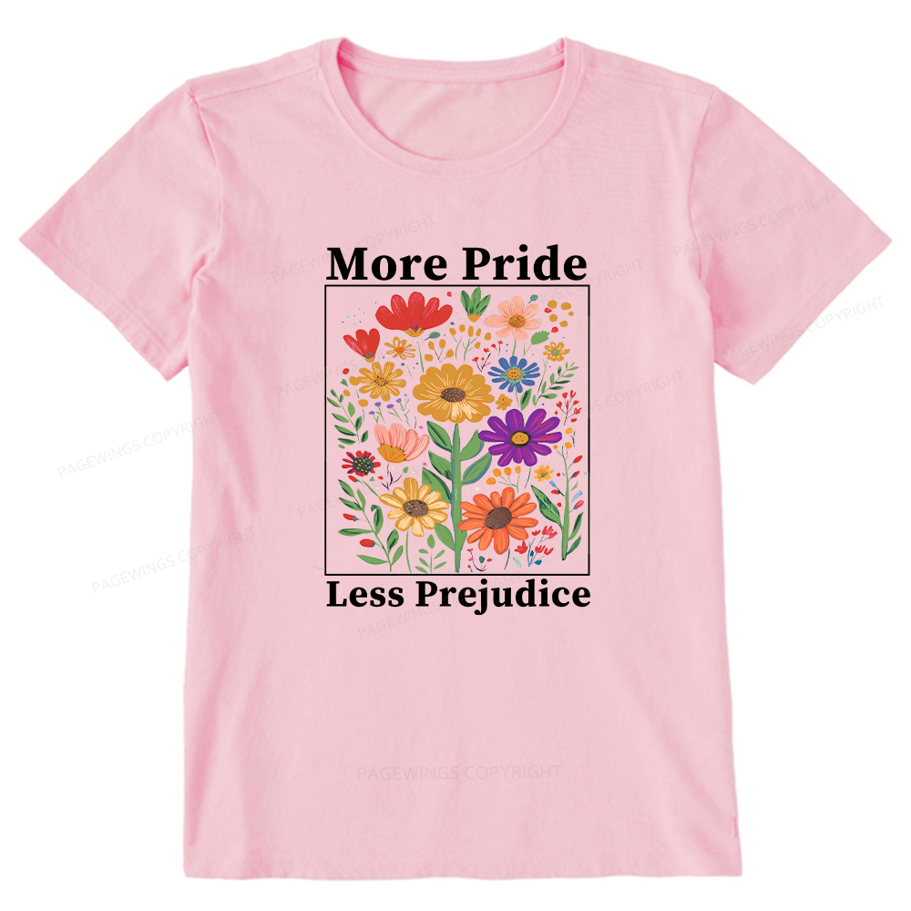 Pagewings More Pride Less Prejudice Unisex Classic T-shirt