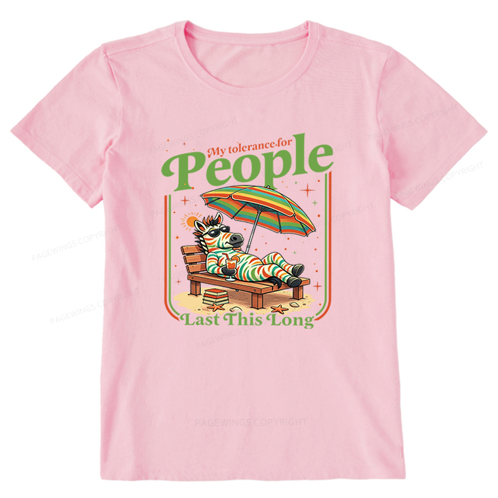 Pagewings Funny Zebra Unisex Classic T-shirt