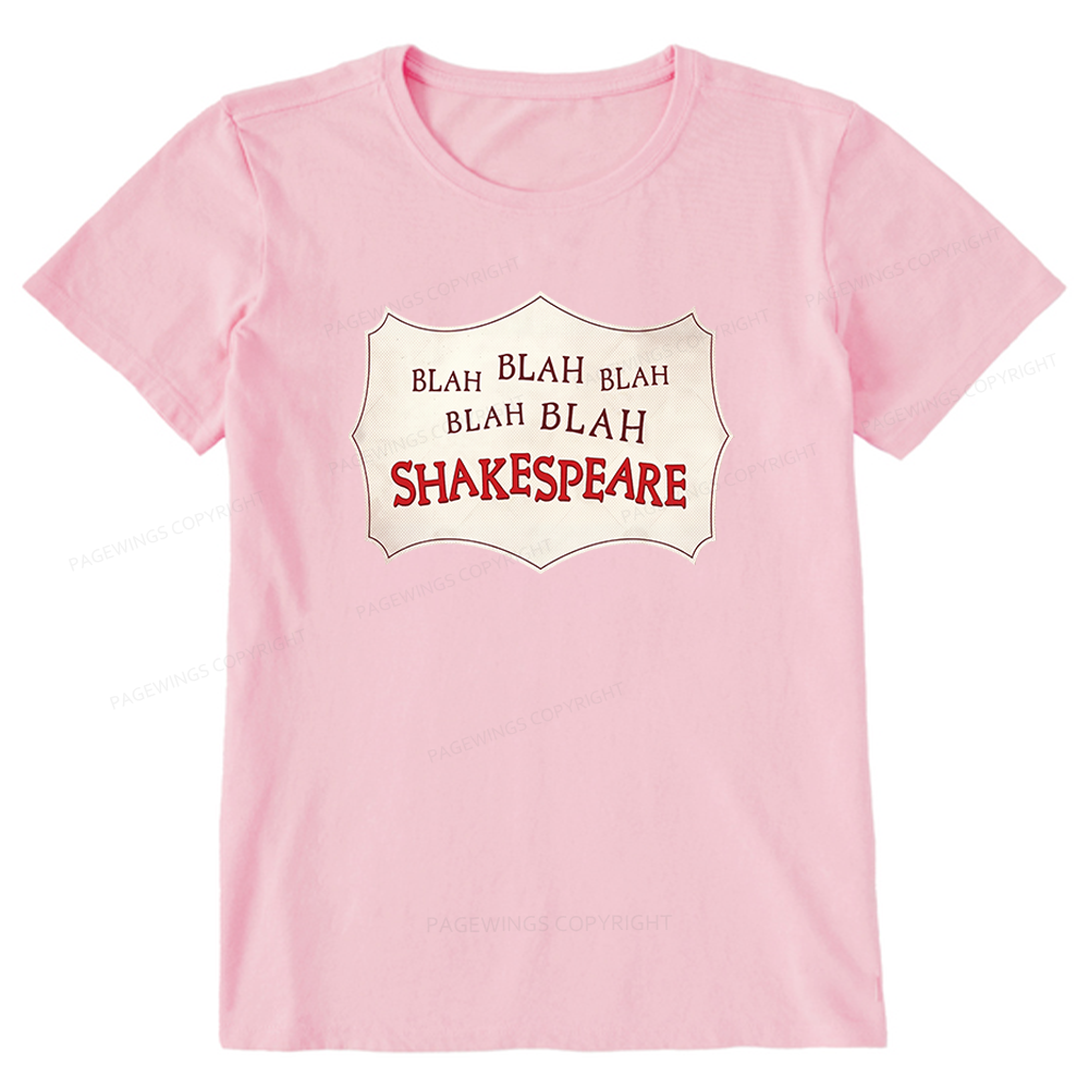 Pagewings Blah Blah Blah Shakespeare Unisex Classic T-shirt