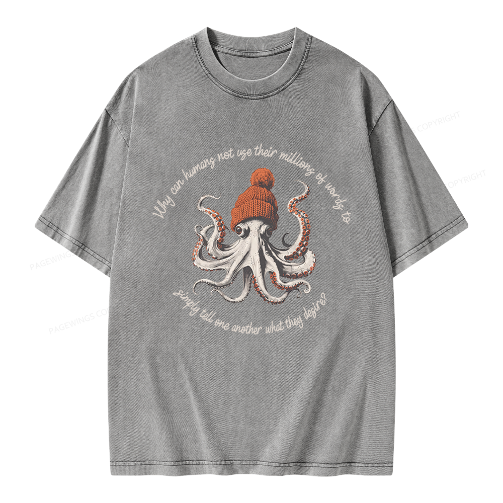 Pagewings Fantasy Book Lovers Unisex Washed T-shirt