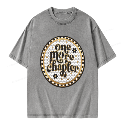 Pagewings One More Chapter Unisex Washed T-shirt