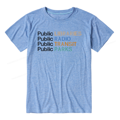 Pagewings Soft Public Libraries Unisex Heather T-Shirt