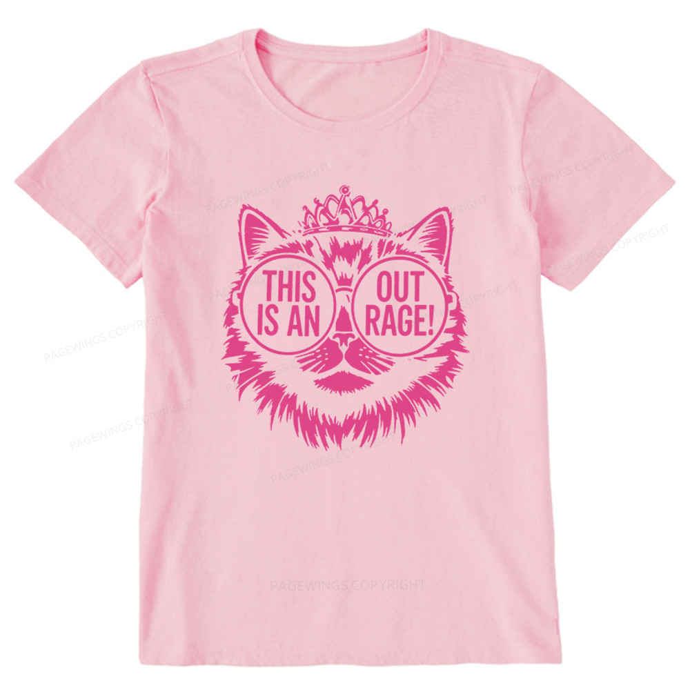 Pagewings This is an Outrage Unisex Classic T-shirt