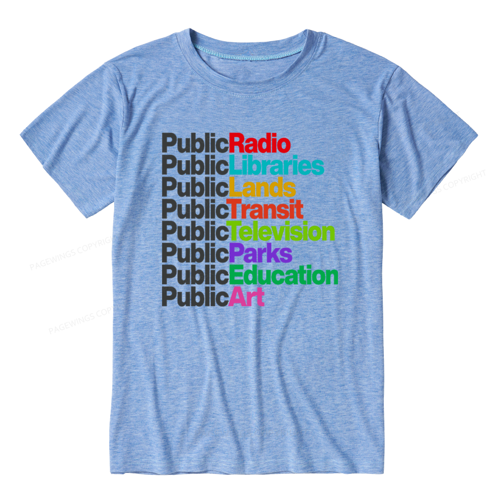 Pagewings Soft Public Libraries Unisex Heather T-Shirt