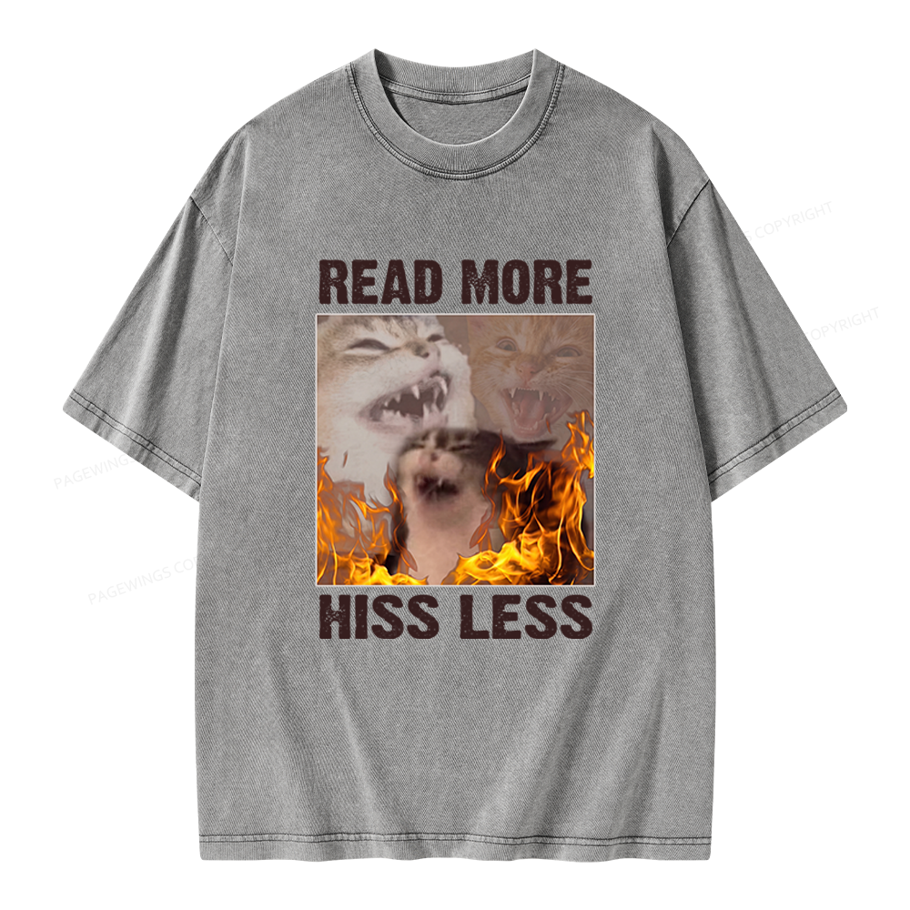 Pagewings Read More Unisex Washed T-shirt