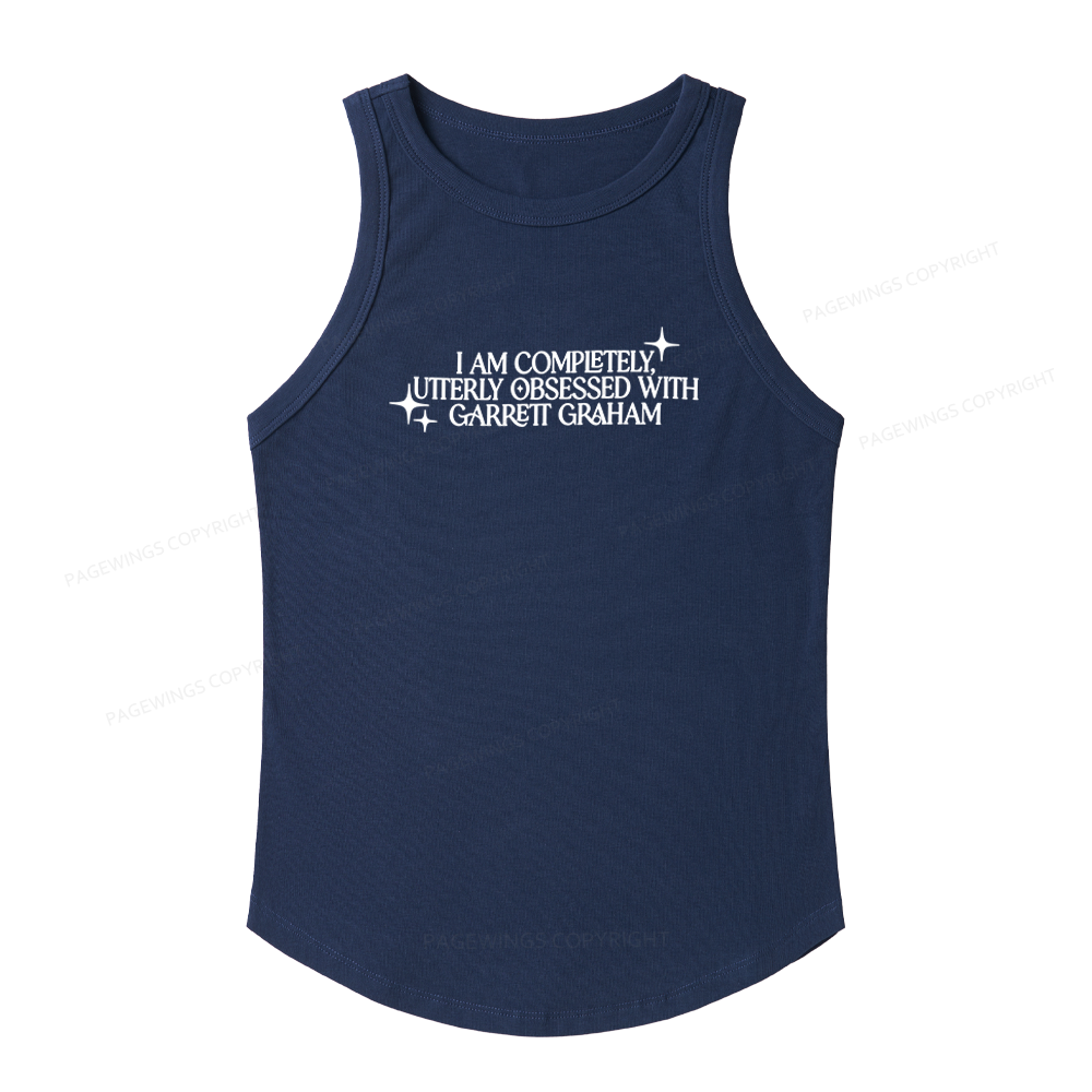 Pagewings Slim Fit Hockey Romance Women's Fitted Tank Top