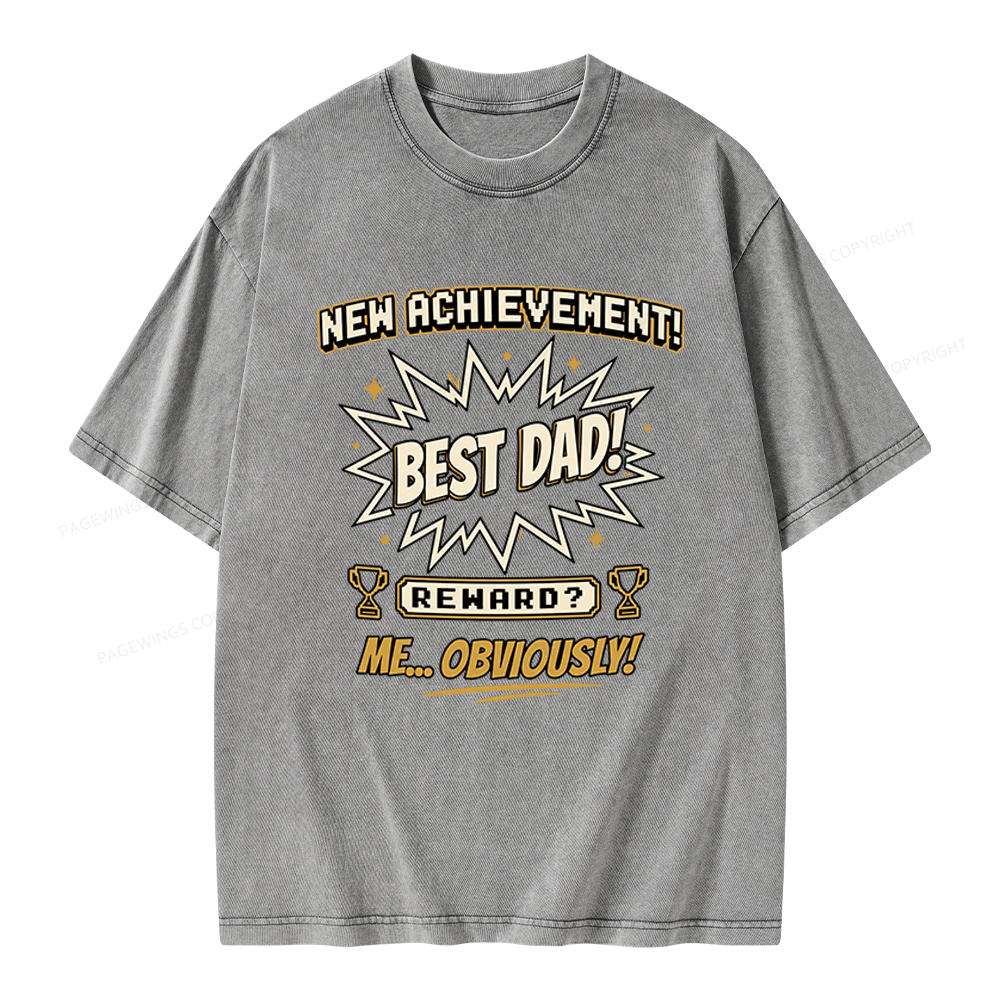 Pagewings New Achievement Unisex Washed T-shirt