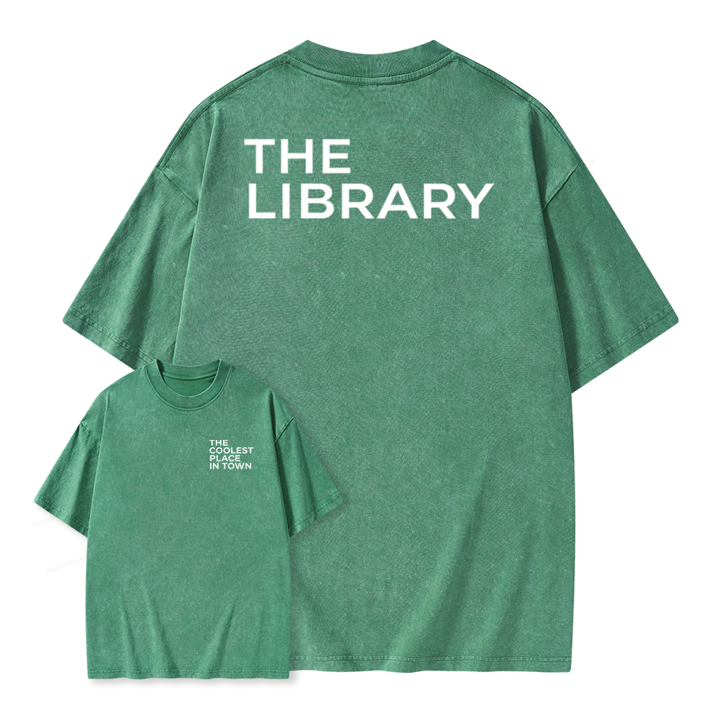 Pagewings The Coolest Place In Town Unisex Washed T-shirt