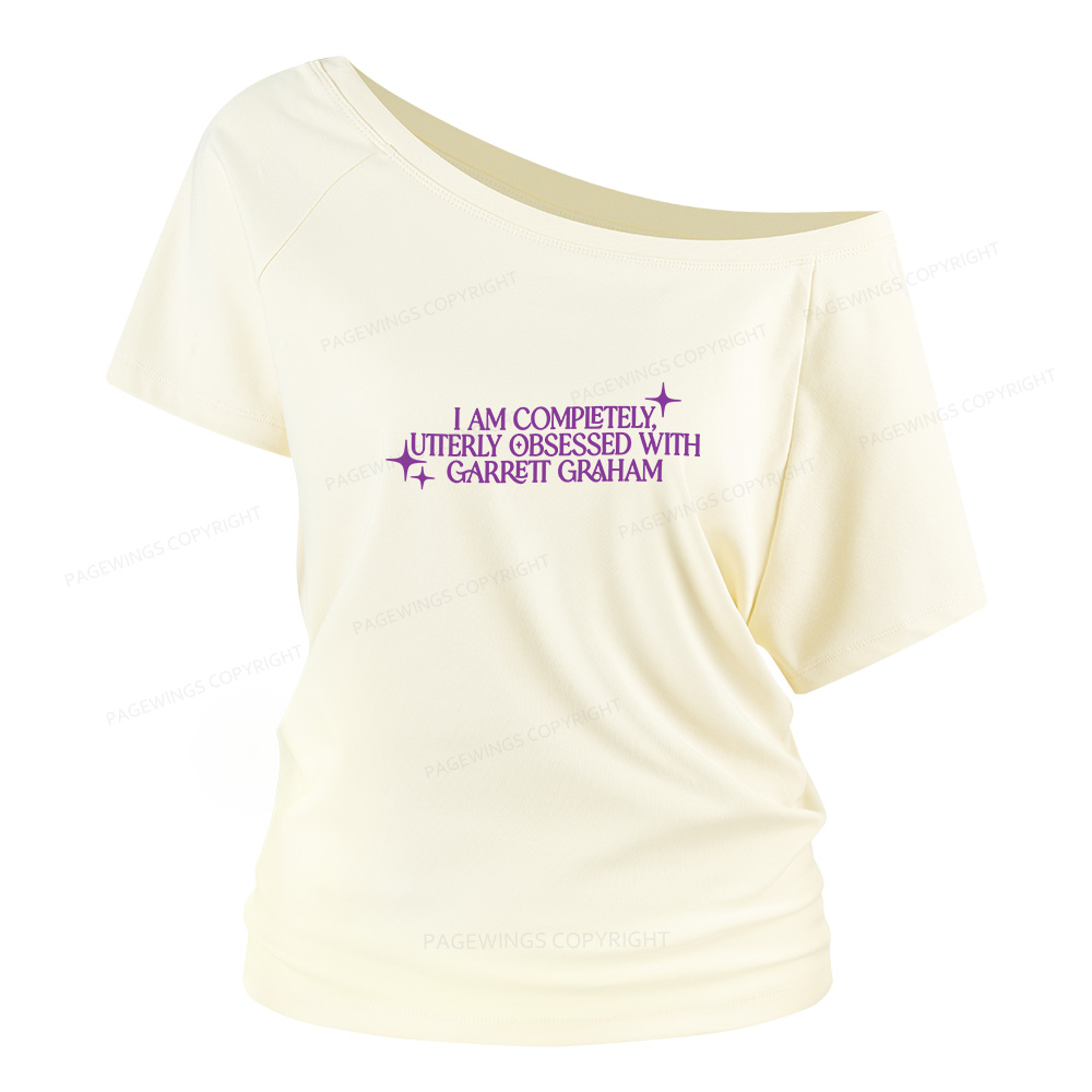 Pagewings Hockey Romace Women Off Shoulder T-shirts