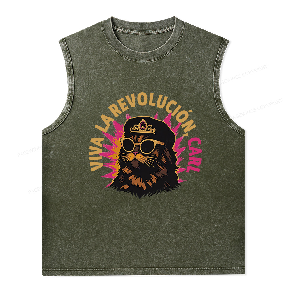 Pagewings Sci-Fi Novel Lover Unisex Washed Tank Top